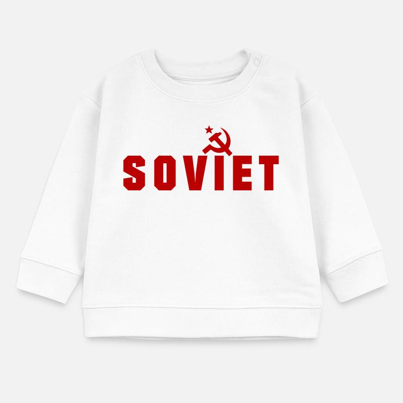 Soviétique - Russie Sweat bébé bio Stanley/Stella