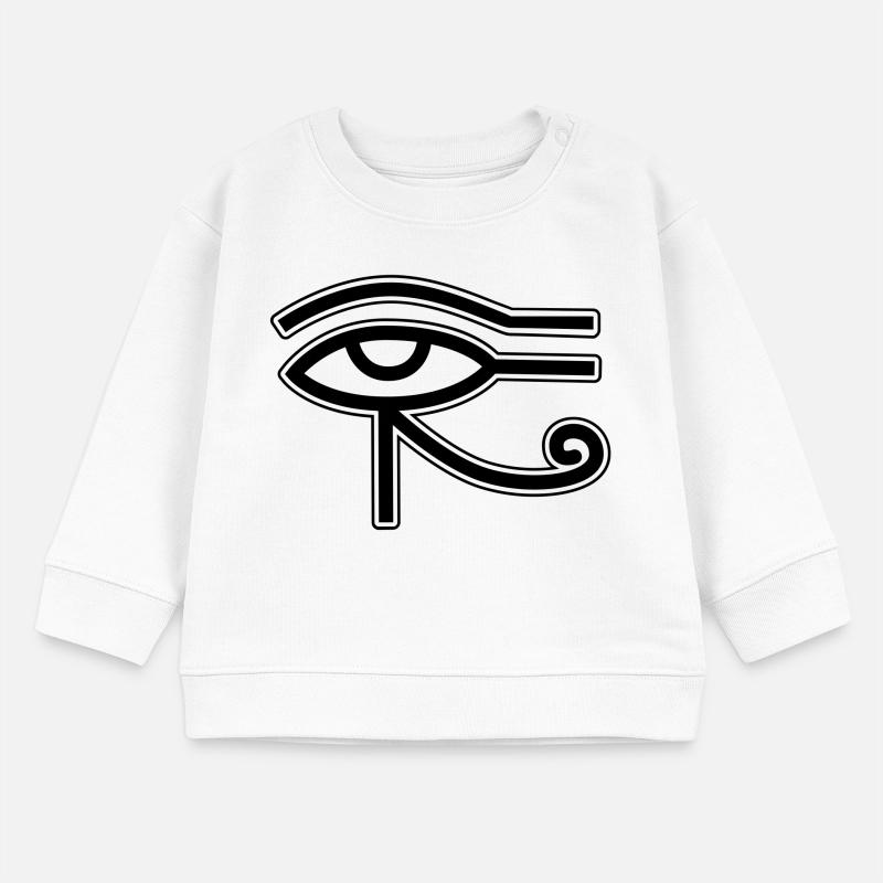 Oeil Horus Egypte Sweat bébé bio Stanley/Stella