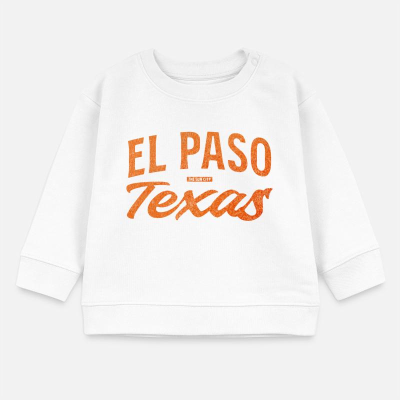 El Paso Texas Script Logo Baby Sweatshirt by Stanley/Stella