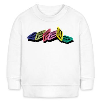 Kassette - Baby Organic Sweatshirt Baby Changer von Stanley/Stella - Weiß - Vorne