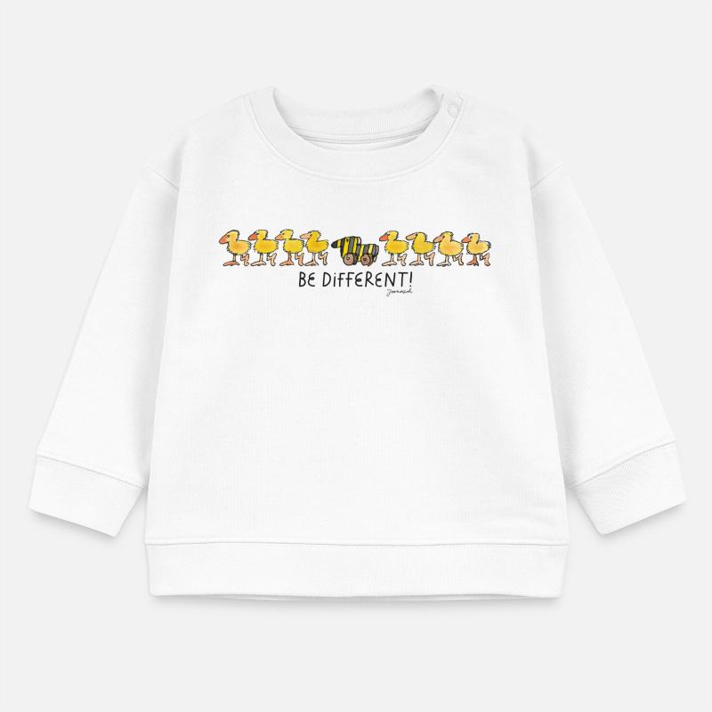 Janosch Tigerente Be Different Baby Organic Sweatshirt Baby Changer von Stanley/Stella
