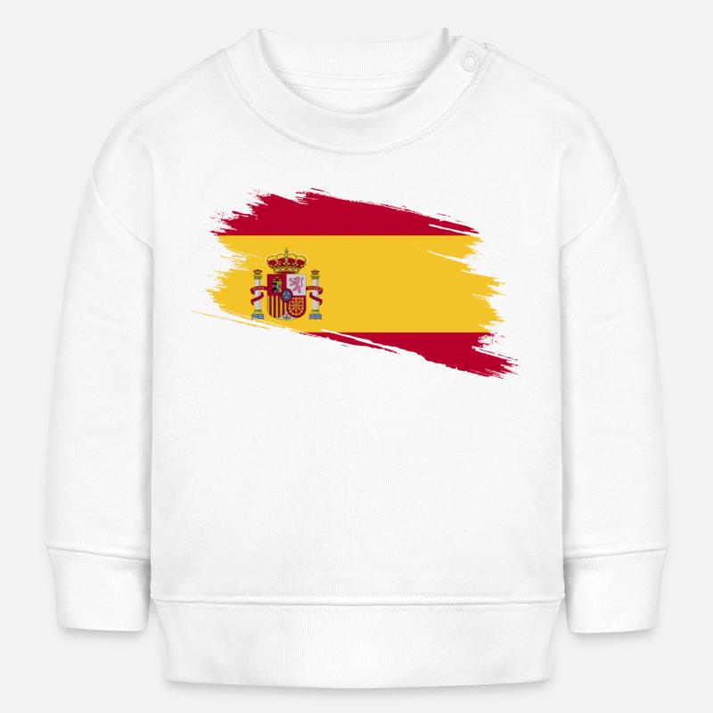 Spain! - Baby Sweatshirt by Stanley/Stella - white