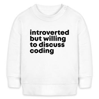 Coding - Baby Sweatshirt by Stanley/Stella - white - Front