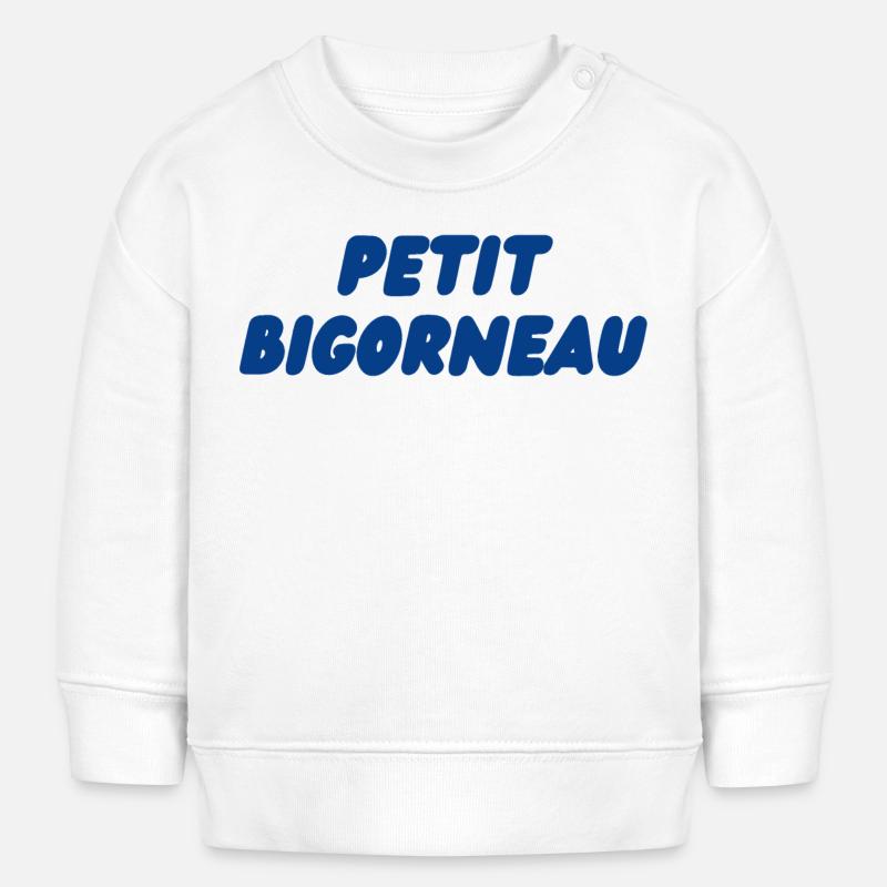 Petit Bigorneau - Sweat bébé bio Stanley/Stella - blanc