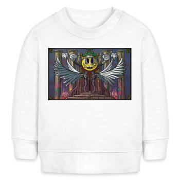 Throne of Chaos - Cartoon Royalty - Baby Organic Sweatshirt Baby Changer von Stanley/Stella - Weiß - Vorne