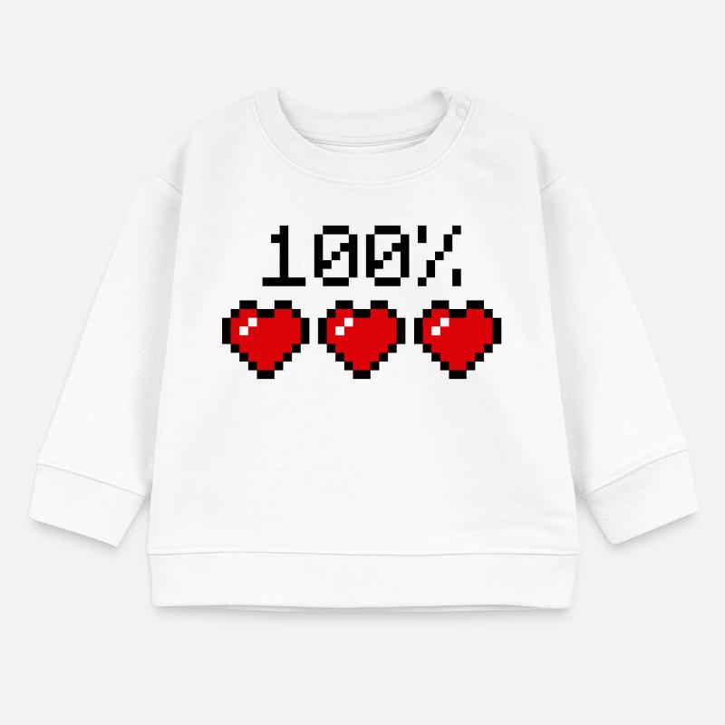 Hundertprozent Statement Partner oder Sportler Baby Organic Sweatshirt Baby Changer von Stanley/Stella