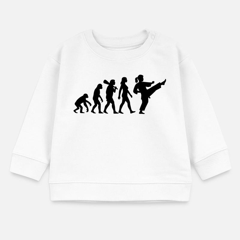 Karaté Évolution Sweat bébé bio Stanley/Stella