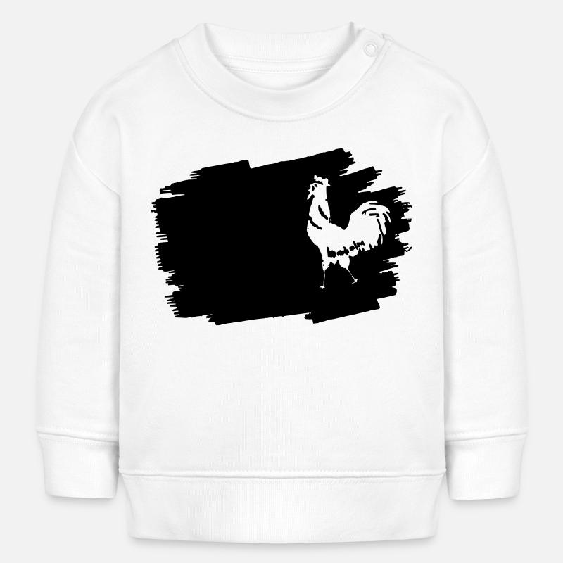 Midnight Glyphs Emblem - Baby Sweatshirt by Stanley/Stella - white