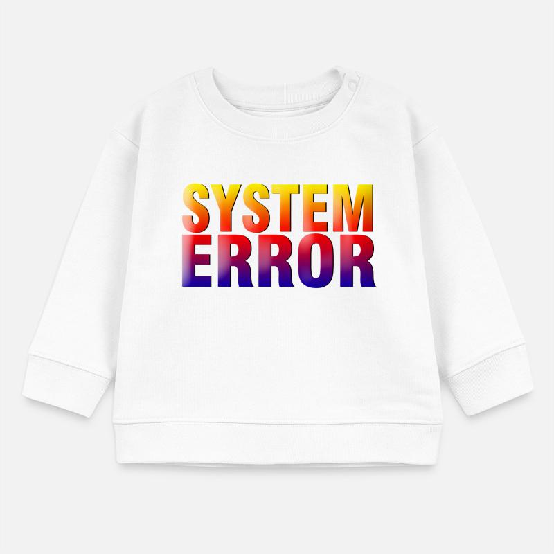 System Error Gradient Baby Organic Sweatshirt Baby Changer von Stanley/Stella