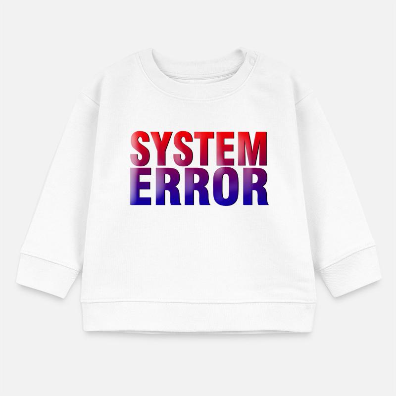 Systemfehler Gradient Typo Baby Organic Sweatshirt Baby Changer von Stanley/Stella