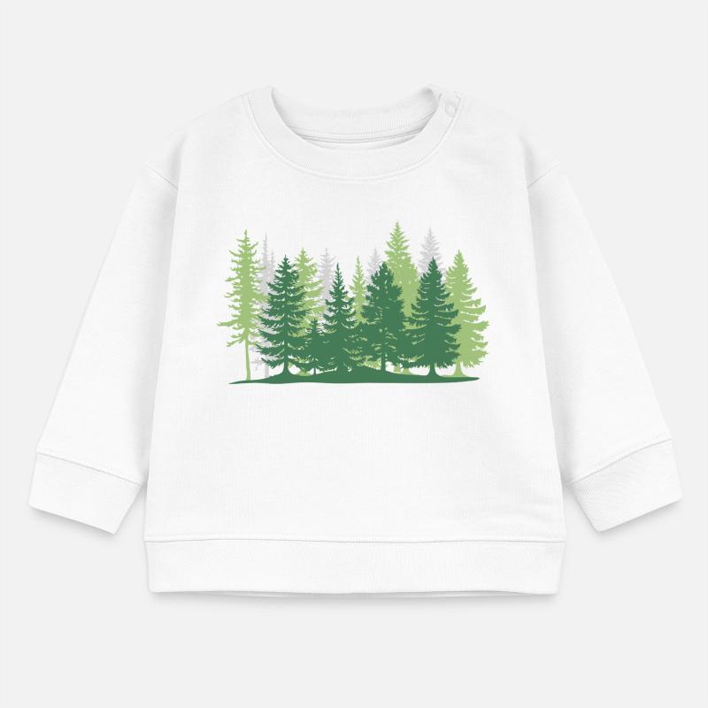 Forest Tree Greens Baby Sweatshirt by Stanley/Stella
