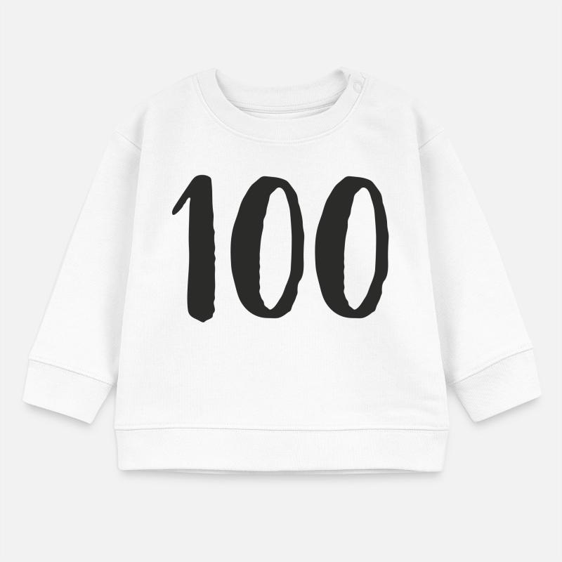 100 dessinés à la main Sweat bébé bio Stanley/Stella
