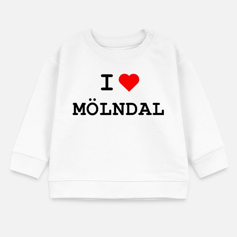 Ich liebe Mölndal - J’aime Mölndal Sweat bébé bio Stanley/Stella