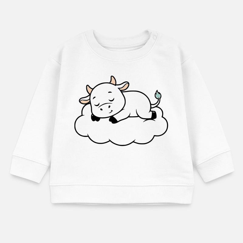 Nuage de Vache endormi Bébé de rêve Sweat bébé bio Stanley/Stella