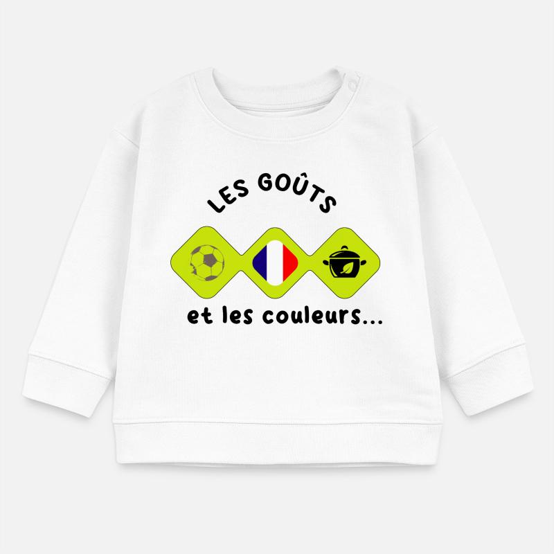 Les_gouts_et_les_couleurs... Baby Organic Sweatshirt Baby Changer von Stanley/Stella