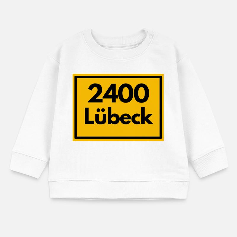 OLD POSTCODE POSTCODE RETRO 2400 LÜBECK HANSEPERLE Baby Sweatshirt by Stanley/Stella