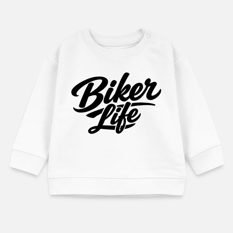 biker life Baby Organic Sweatshirt Baby Changer von Stanley/Stella