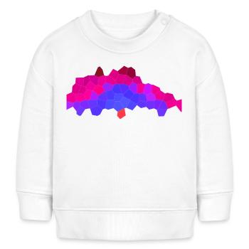 Berry Neon Horizon - Baby Sweatshirt by Stanley/Stella - white - Front