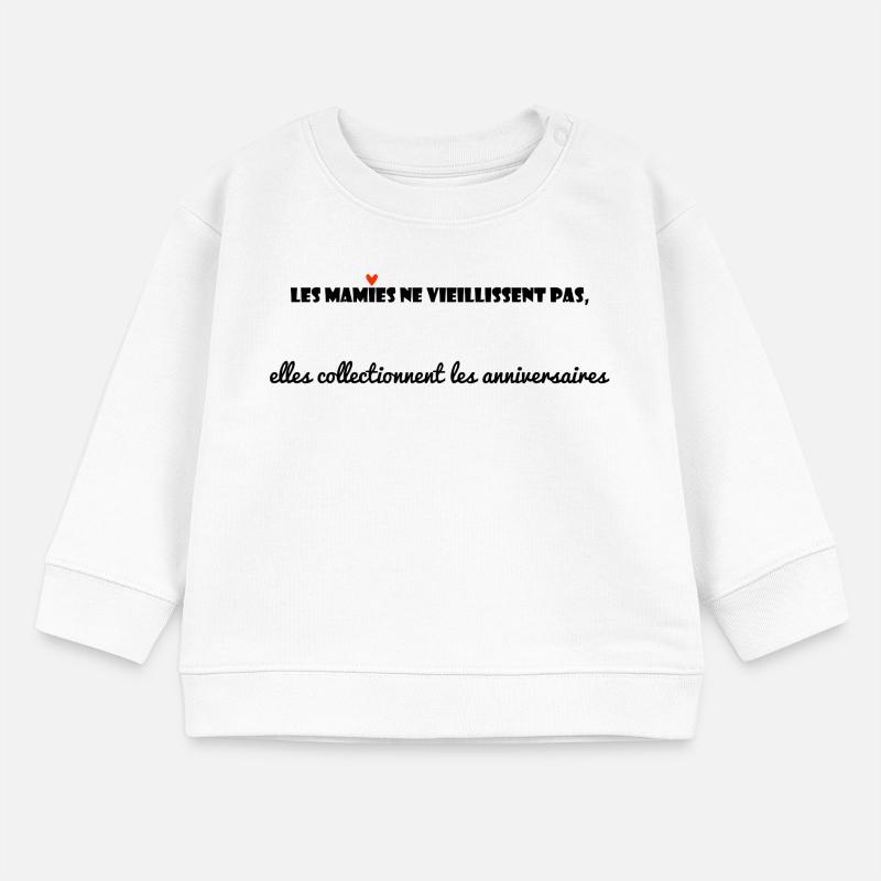 OMA. MAMA. GROSSMUTTER. MUTTERTAG. Baby Organic Sweatshirt Baby Changer von Stanley/Stella