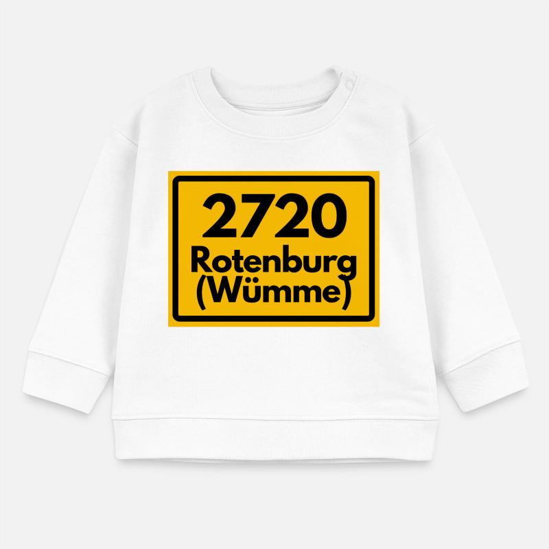 OLD POSTCODE ZIP CODE RETRO 2720 ROTENBURG WÜMME! Baby Sweatshirt by Stanley/Stella