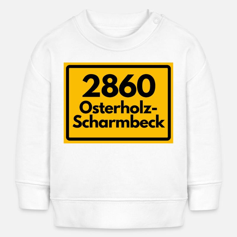 OLD POSTCODE POSTCODE 2860 OSTERHOLZ-SCHARMBECK - Baby Sweatshirt by Stanley/Stella - white