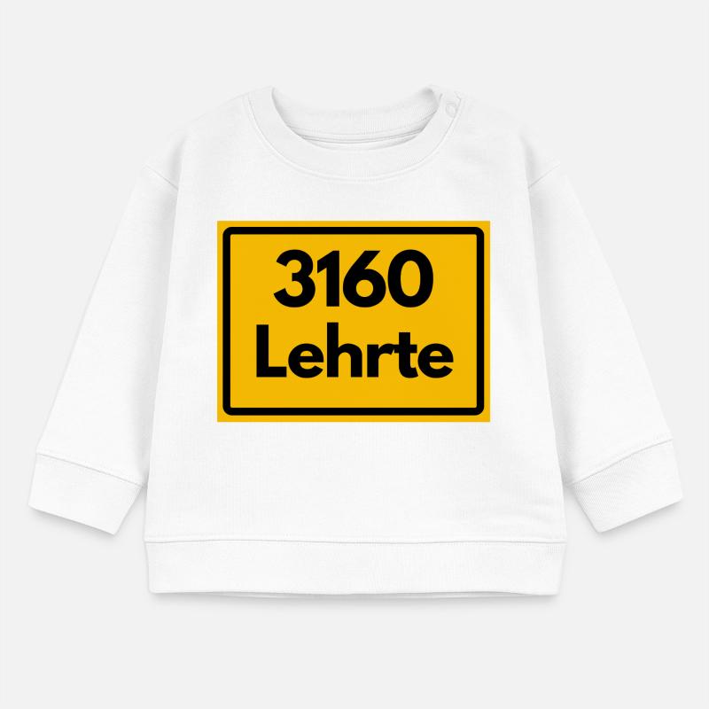 OLD POSTCODE ZIP CODE RETRO 3160 LEHRTE WASSERTURM Baby Sweatshirt by Stanley/Stella