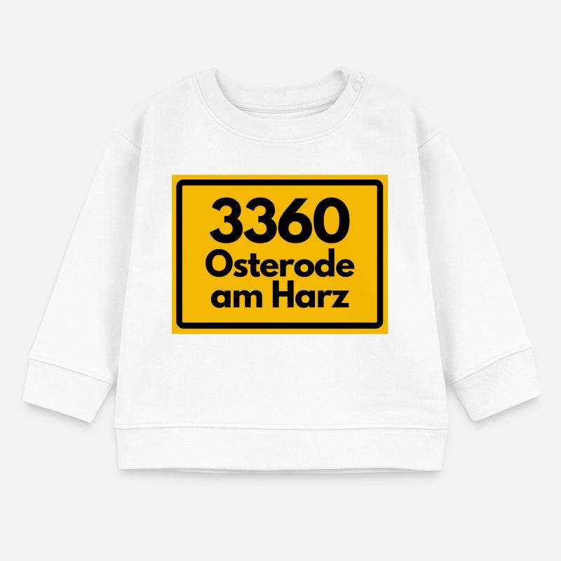 ANCIEN CODE POSTAL RETRO 3360 OSTERODE HARZ Sweat bébé bio Stanley/Stella