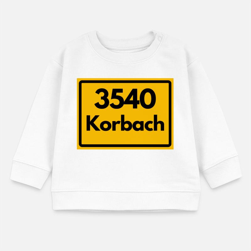 OLD POSTCODE POSTCODE RETRO 3540 KORBACH – HANSE Baby Sweatshirt by Stanley/Stella