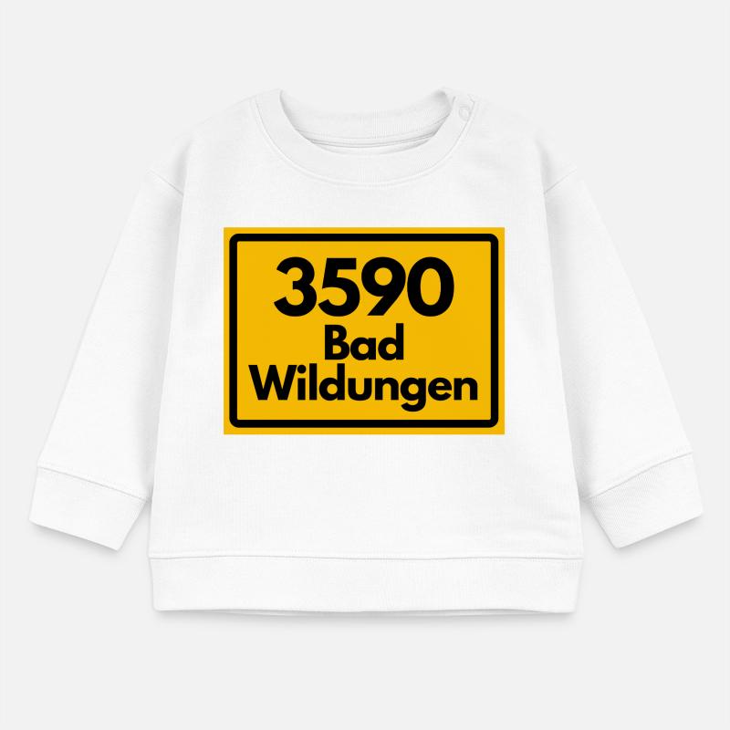 OLD POSTCODE POSTCODE RETRO 3590 BAD WILDUNGEN Baby Sweatshirt by Stanley/Stella