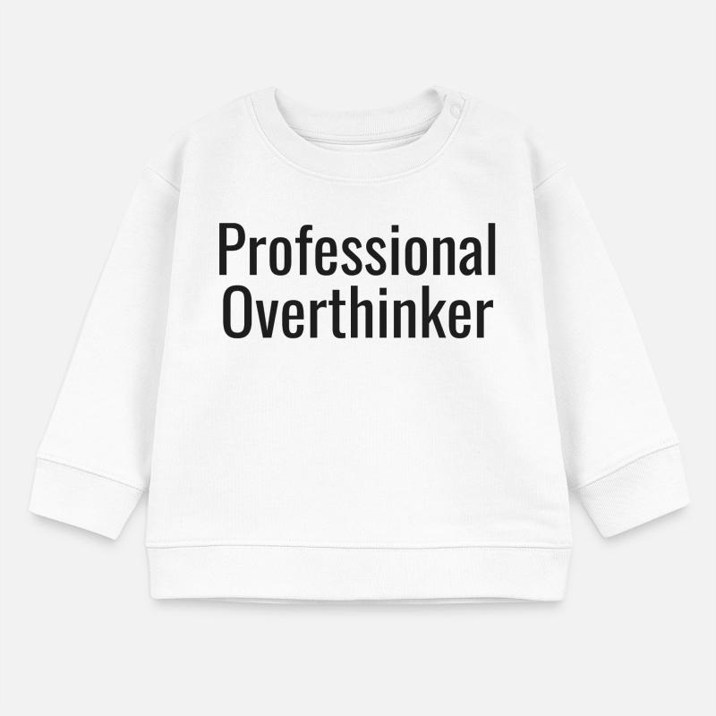 Overthinker tee | Funny Anxiety Gift Baby Sweatshirt by Stanley/Stella