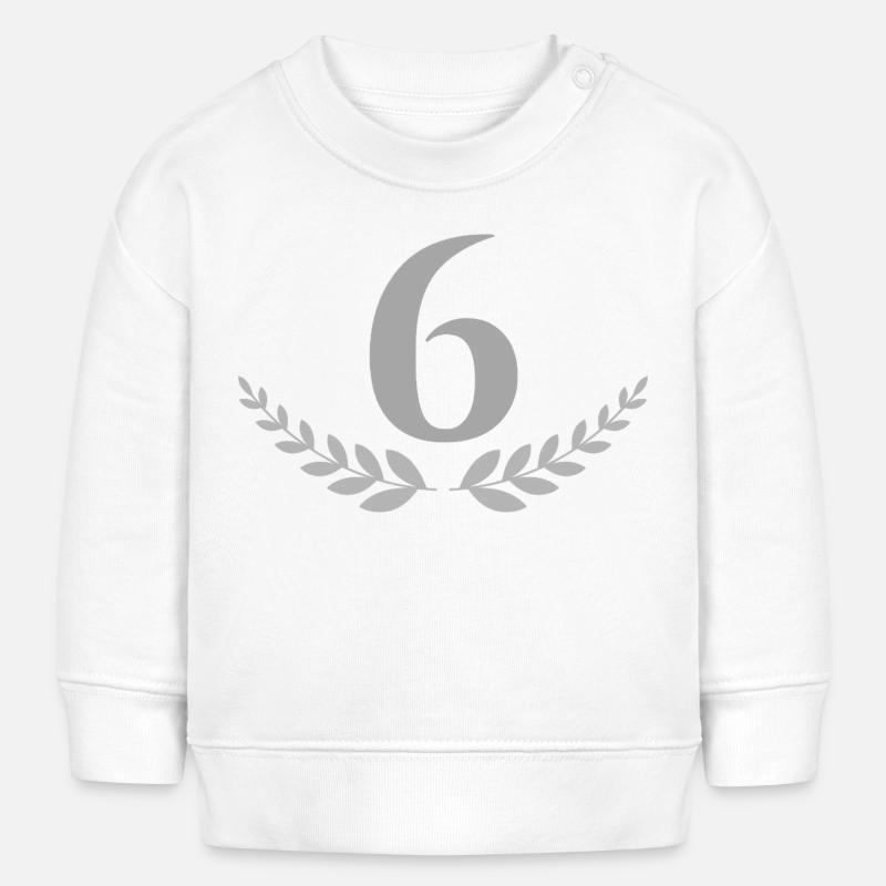 6 - Baby Sweatshirt by Stanley/Stella - white