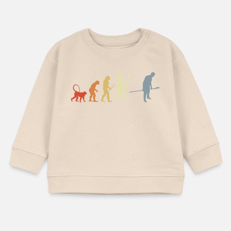 Bäcker Evolution Retro Look Baby Organic Sweatshirt Baby Changer von Stanley/Stella