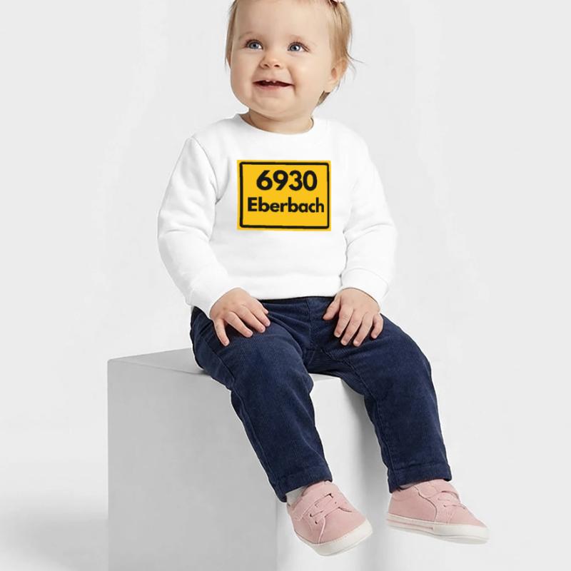 OLD POSTCODE POSTCODE RETRO 6930 EBERBACH HEIMAT Baby Sweatshirt by Stanley/Stella