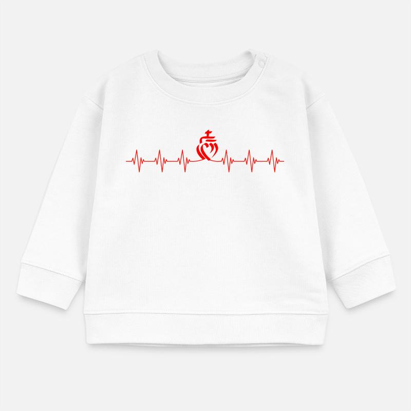 Vendée Herzfrequenz-Aufsatz Baby Organic Sweatshirt Baby Changer von Stanley/Stella