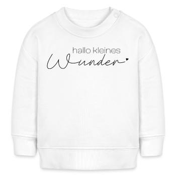 hello little miracle - Baby Sweatshirt by Stanley/Stella - white - Front