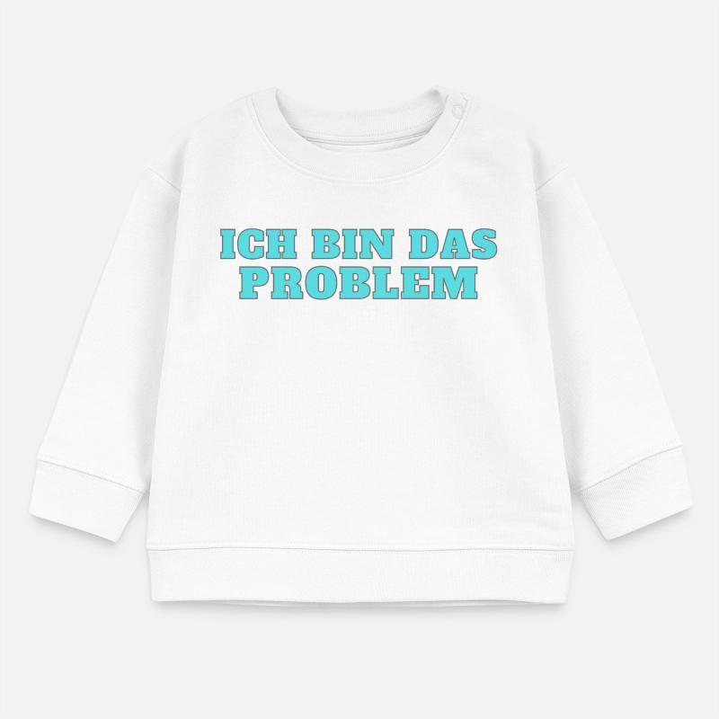 Ich bin das Problem – Selbstironie Baby Organic Sweatshirt Baby Changer von Stanley/Stella