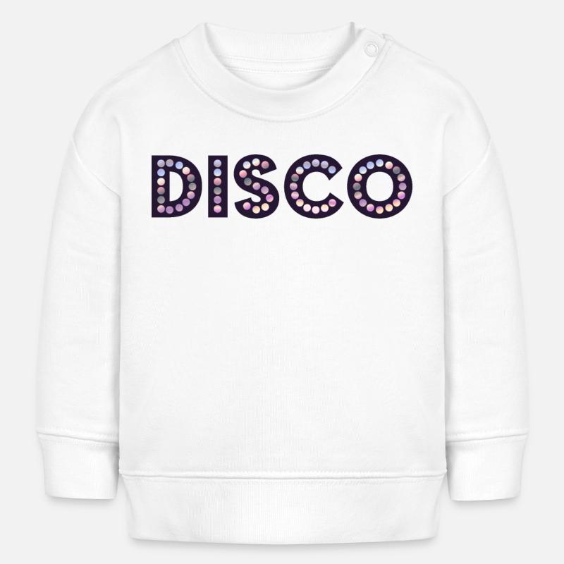 Discothèque - Sweat bébé bio Stanley/Stella - blanc