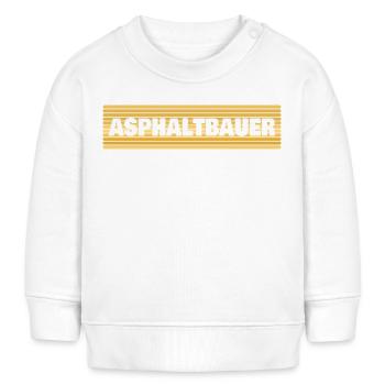 Asphalt Builder - Baby Sweatshirt by Stanley/Stella - white - Front