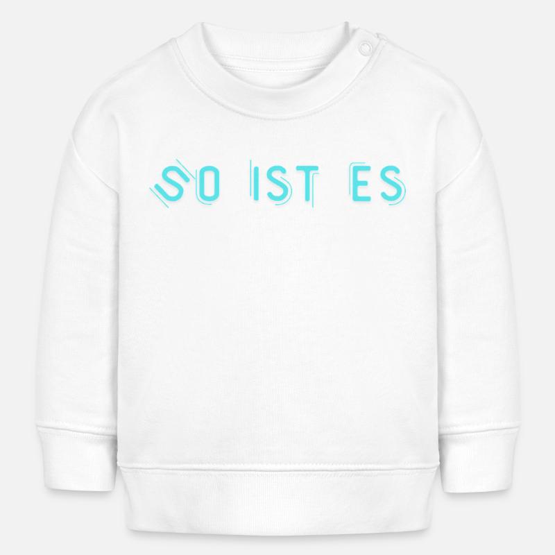 C’est juste - Sweat bébé bio Stanley/Stella - blanc