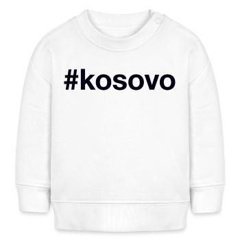 KOSOVO Hashtag - Sweat bébé bio Stanley/Stella - blanc - Devant