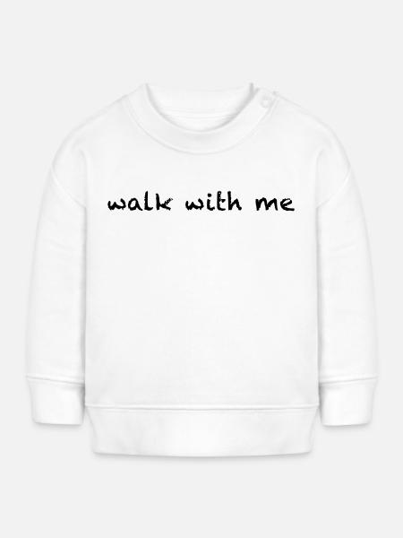 walk with me - Baby Organic Sweatshirt Baby Changer von Stanley/Stella - Weiß