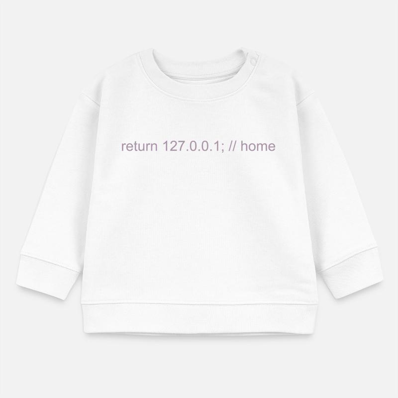 Programmierer Nerd IT Witz Developer Zuhause Baby Organic Sweatshirt Baby Changer von Stanley/Stella