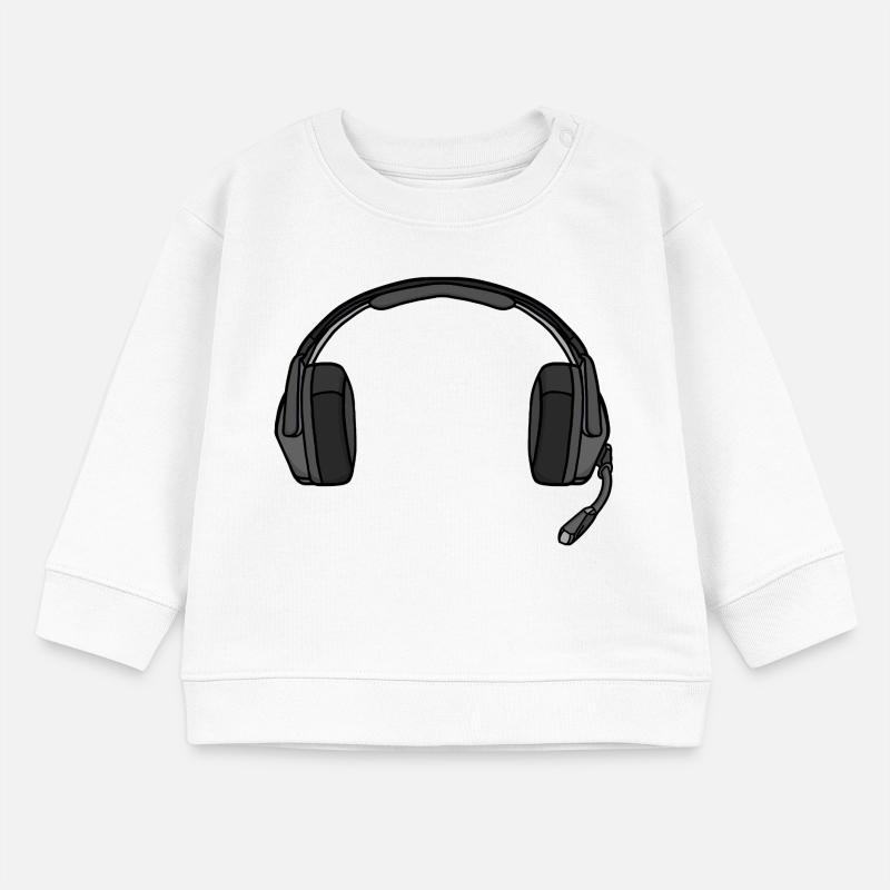 Kopfhörer mit Mikrofon Baby Organic Sweatshirt Baby Changer von Stanley/Stella