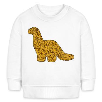 Brachiosaure Dinonugget - Sweat bébé bio Stanley/Stella - blanc - Devant