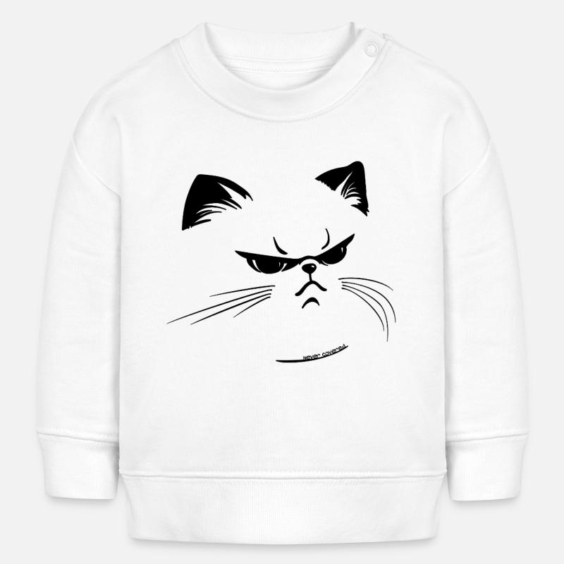 Grumpy or not? - Baby Sweatshirt by Stanley/Stella - white