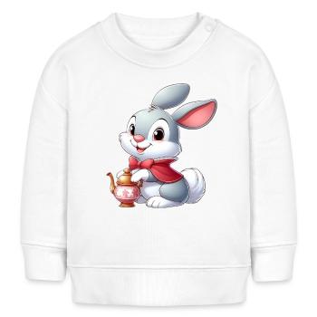 lapin 12 - Sweat bébé bio Stanley/Stella - blanc - Devant