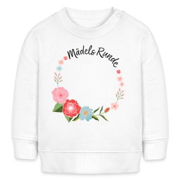 Mädels-Runde - Baby Organic Sweatshirt Baby Changer von Stanley/Stella - Weiß - Vorne