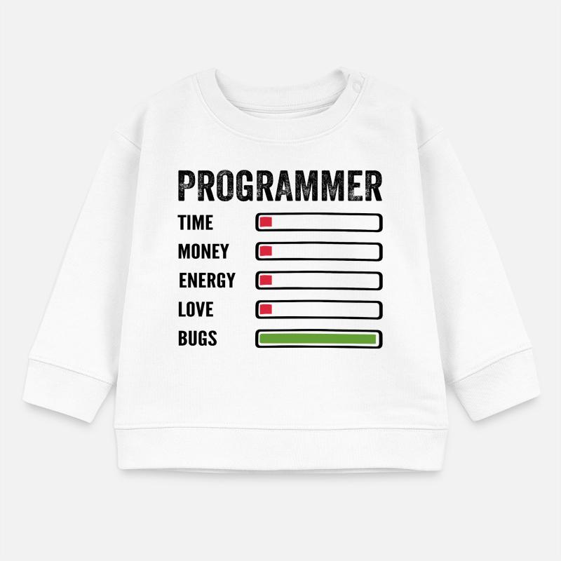 Entwickler Humor Programmierer Programmierer Programmierer Baby Organic Sweatshirt Baby Changer von Stanley/Stella