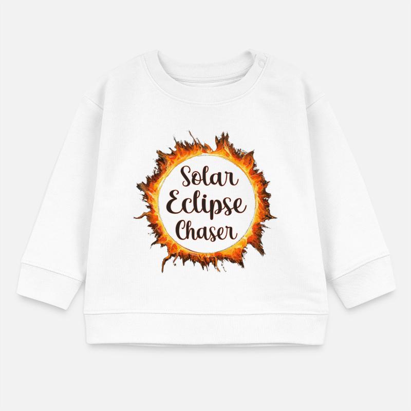 Solar eclipse chaser Baby Organic Sweatshirt Baby Changer von Stanley/Stella
