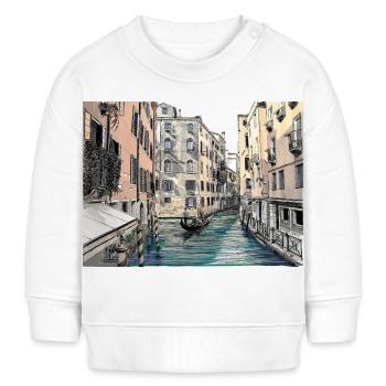 Venise - Sweat bébé bio Stanley/Stella - blanc - Devant